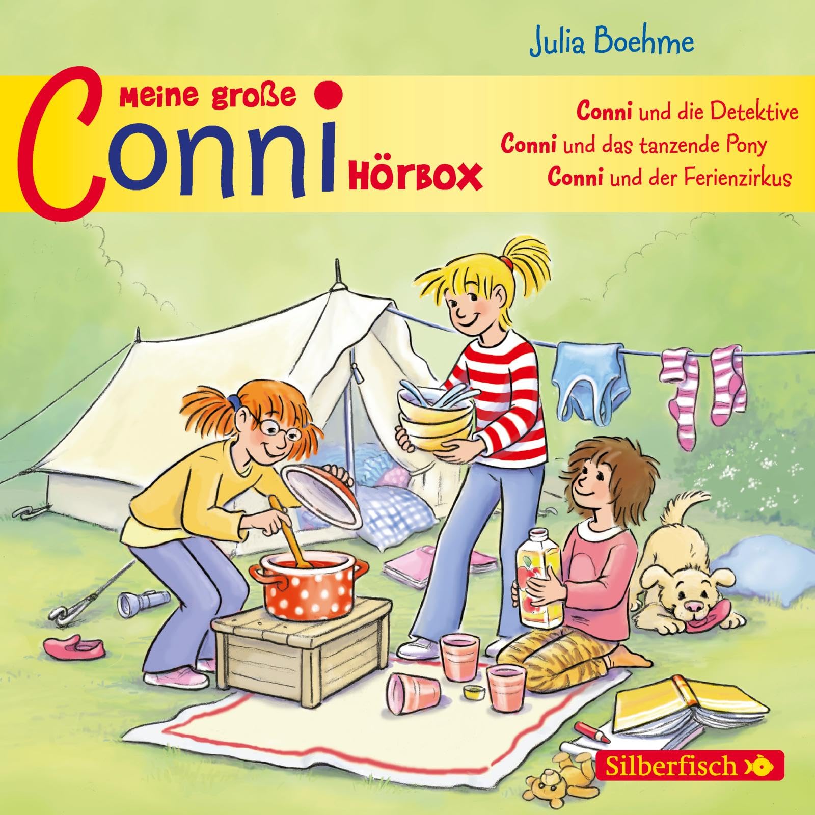 Meine große Conni-Hörbox: 3 Hörspiele: Conni und die Detektive, Conni und das tanzende Pony, Conni und der Ferienzirkus: 3 CDs
