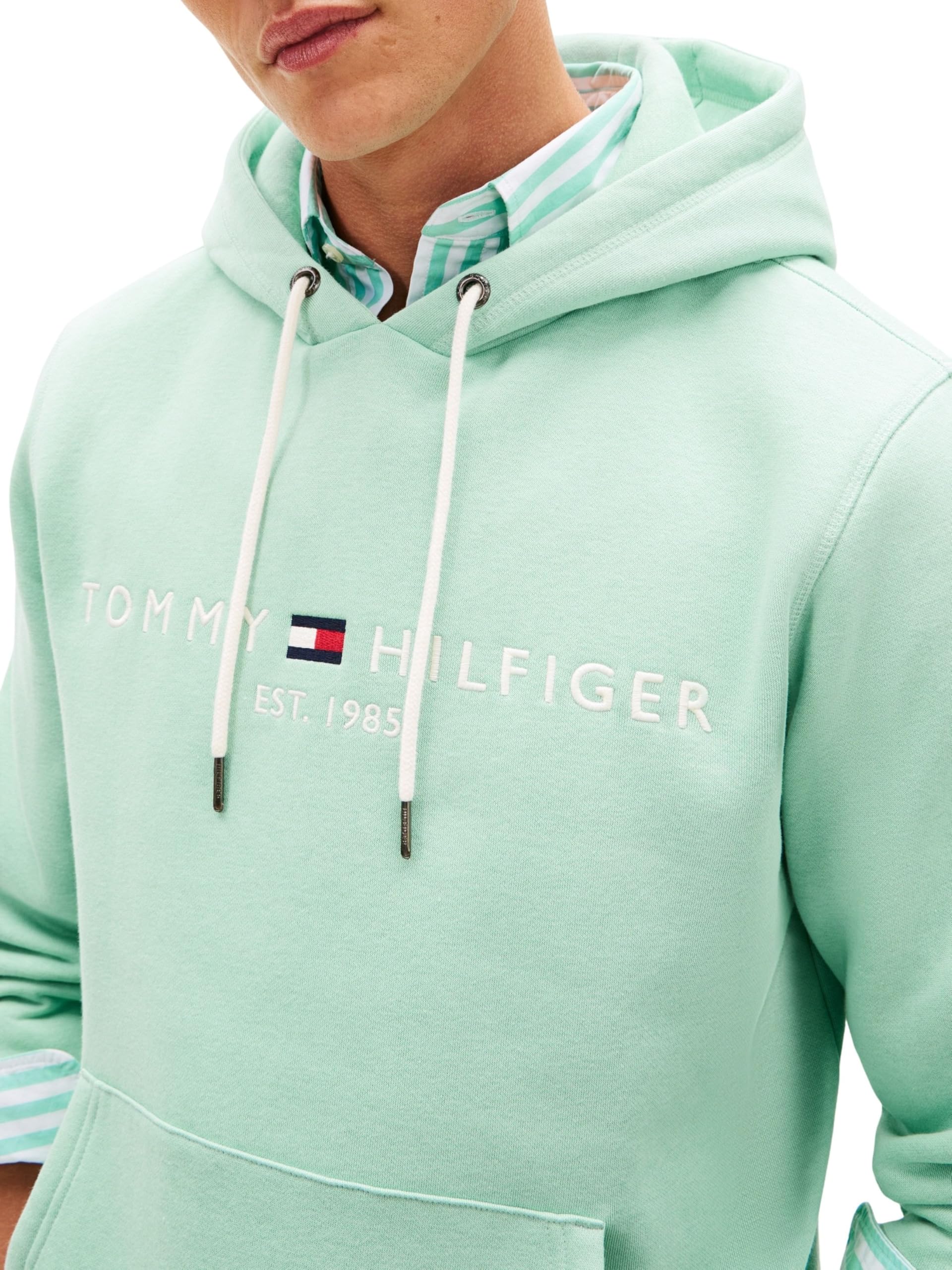 Tommy Hilfiger Herren Hoodie Tommy Logo mit Kapuze