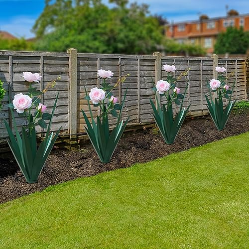 Miniatura 4 de Escultura rústica de tequila grande, decoración del hogar, estatua de metal pintada a mano de agave para jardín, adornos de césped al aire libre (2