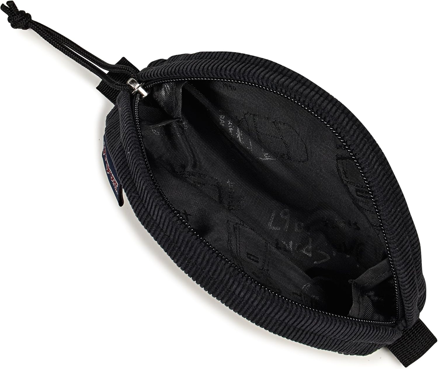 JanSport Luna Blue Compact Minimalist Semicircular Pouch - Image 4