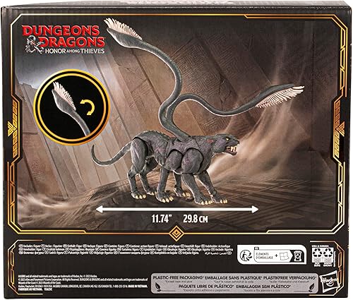 Miniatura 9 de DUNGEONS & DRAGONS Honor Among Thieves Movie Golden Archive Displacer Beast Figura coleccionable, figuras de acción D&D a escala de 6 pulgadas