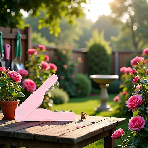 Miniatura 5 de Herramienta profesional para pelar espinas y hojas de rosas rosadas, pelador de espinas de flores, alicates de rosas, removedor de espinas
