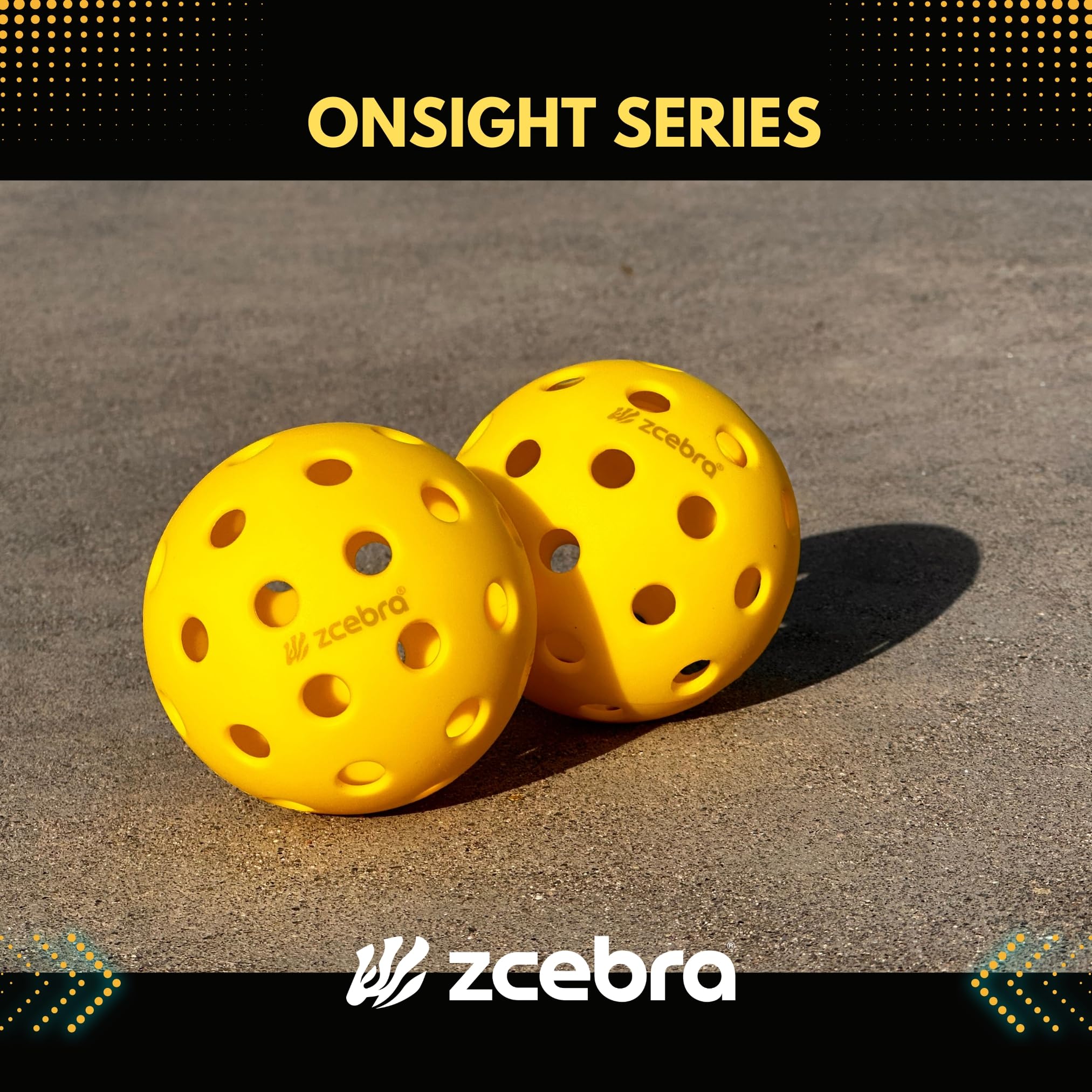 Piłki do pickleball, 40 otworów, opakowanie z 12 piłkami USAPA, wewnątrz i na zewnątrz, miękkie, wytrzymałe, wysokie odbicie, do konkursów na świeżym powietrzu