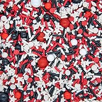 Vista 13 de God of Thunder - Gránulos comestibles de superhéroe, confeti para pasteles, espolvorear para decoración de cupcakes, martillo de rayo trueno