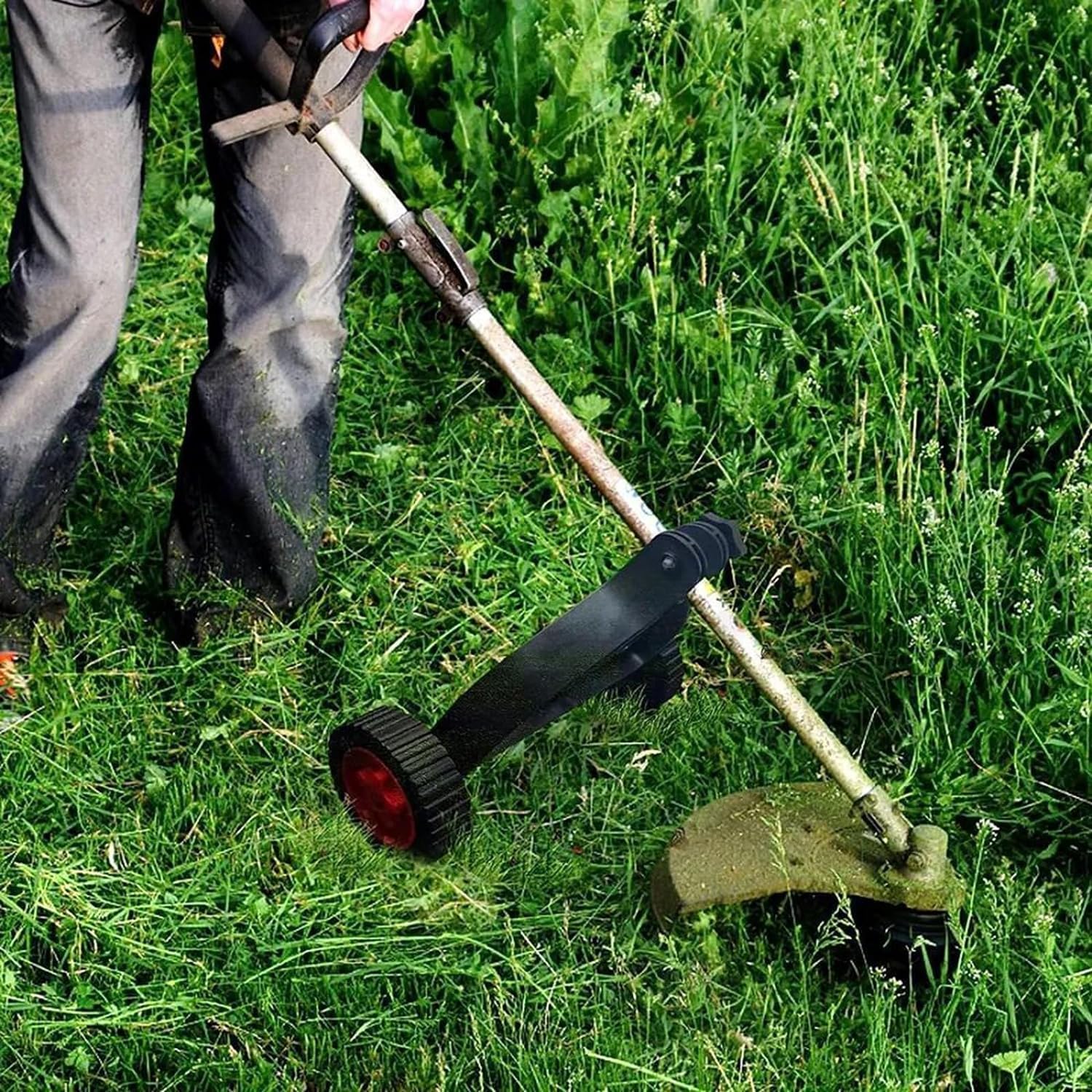 Amazon | ストリングトリマーホイール アタッチメント 草刈り機