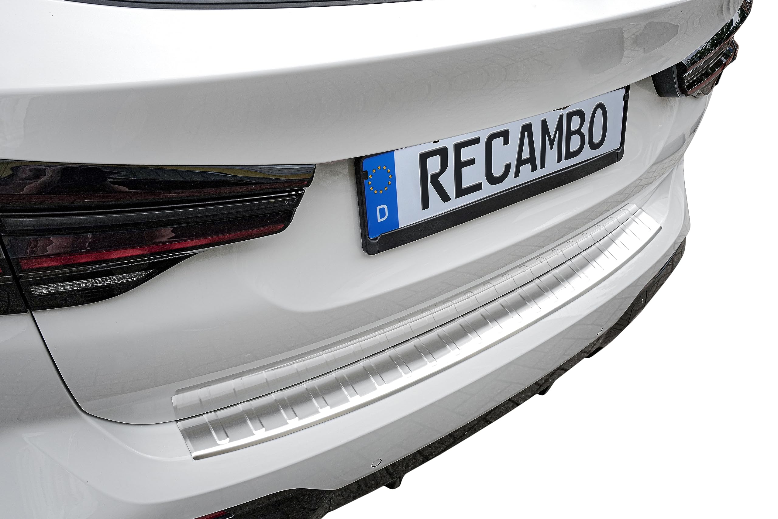 Osłona progu bagażnika ze stali nierdzewnej matowa BMW X3 LCI G01 09/2021 RECAMBO