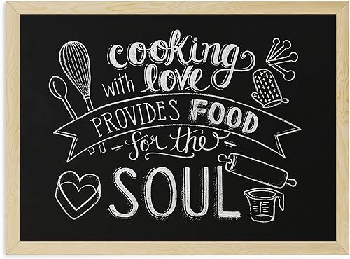 Miniatura 3 de U Brands Pizarra de 17 x 23 pulgadas, marco de roble (310U00-01)