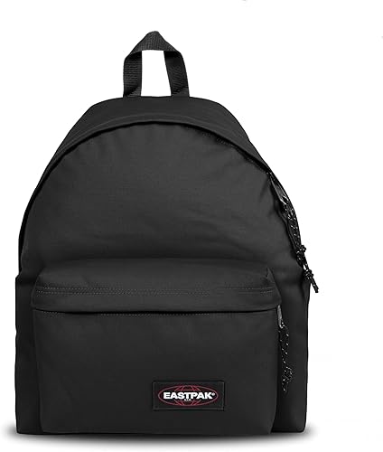 EASTPAK Padded Pak'r – 24L Commuter Travel Backpack with Front Pocket, Water-Resistant, Vegan Materials & Adjustable Straps, Black