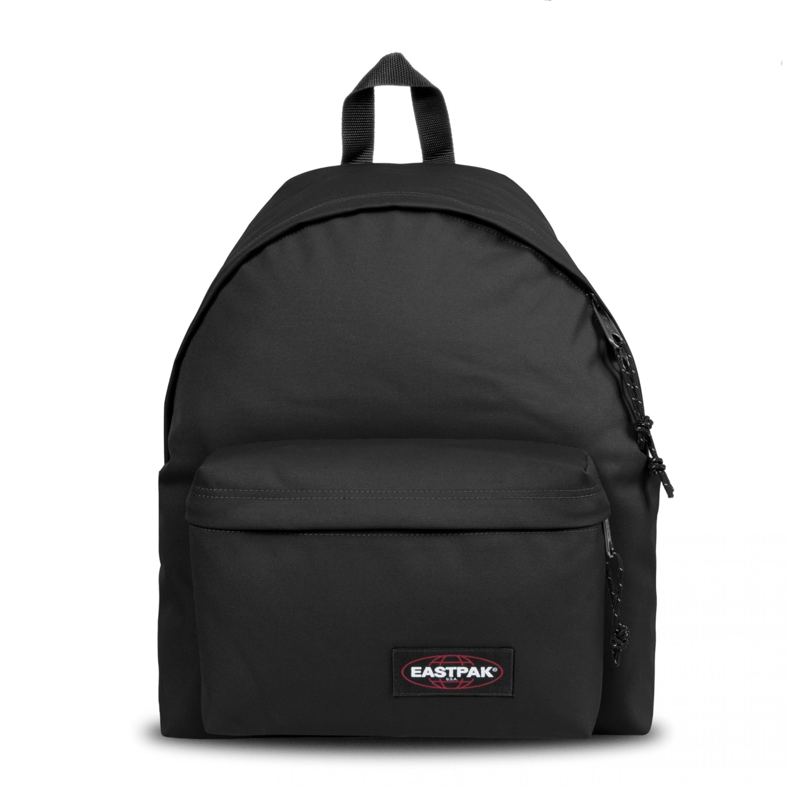 Padded Pak'r 24L Commuter Travel Backpack, Black | Front Zipper Pocket, Water-Resistant, Lightweight, Durable & Adjustable Straps