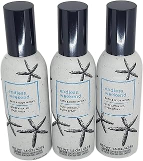 Bath & Body Works Lot of 3 Endless Weekend Concentrated Room Spray 1.5 oz Each (Endless Weekend)