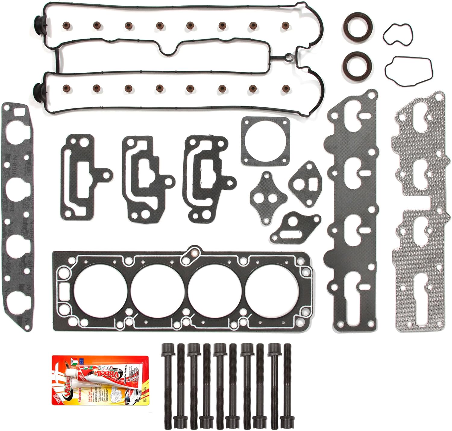 Compatible With Daewoo Isuzu Suzuki Forenza Reno 2.0 2.2 X20SE X22SE A20DMS Head Gasket Set Head Bolts