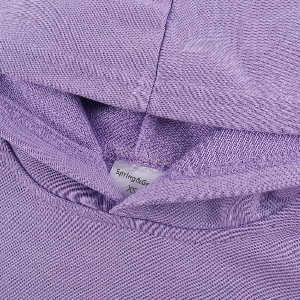 Spring&Gege Kapuzenpullover für Jugendliche, einfarbig, klassisch, weich, für Kinder (3–14 Jahre)