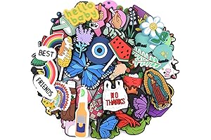 Trending Jibbitz: 40-50 PCS Shoe Charms for Stylish Creations