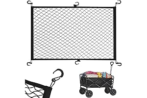 Kaskawise Beach Cart Accessories | Cargo Net - Heavy Duty Elastic Nylon...