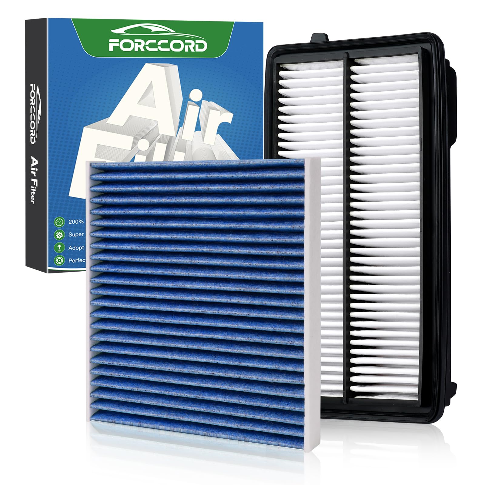 Cabin &amp; Engine Air Filter Kit for Honda Accord V6 3.5L 2013–2017
