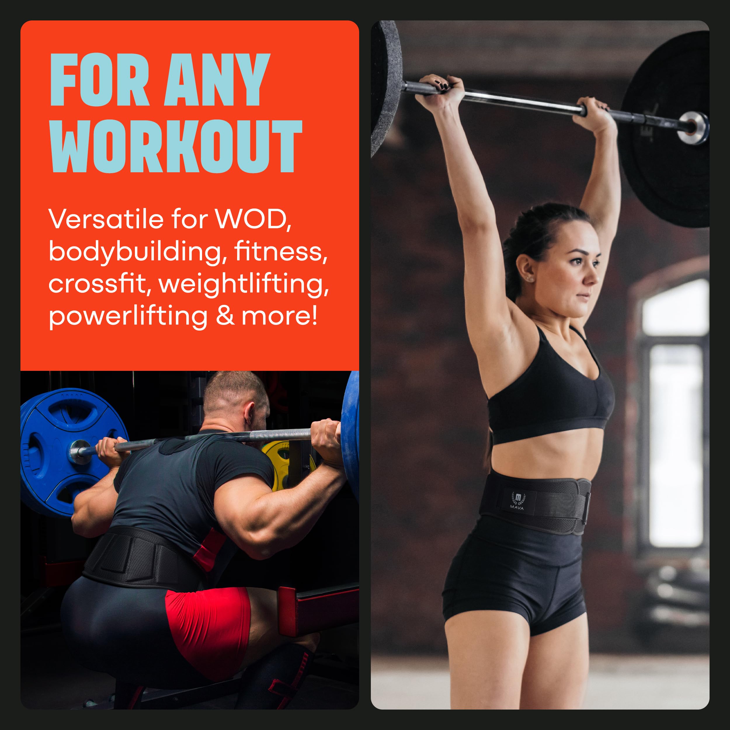 Mava Sports Cintura per sollevamento pesi per uomini e donne, cintura per pesi con catena per pullup, cintura per sollevamento pesi, squat, bodybuilding, in acciaio resistente, cintura da allenamento