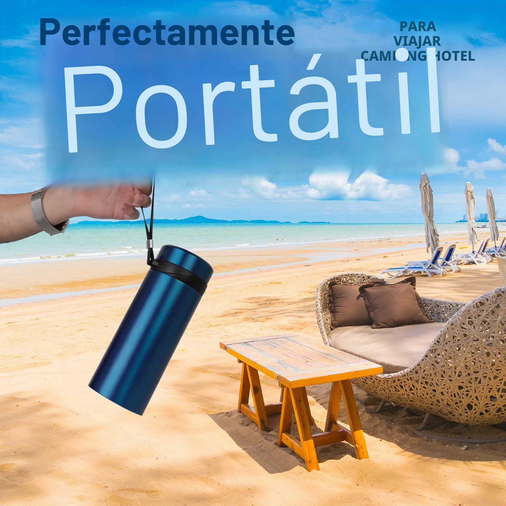4ALLFAMILY Big Nomad - Enfriador de insulina TSA Aprobado, 48H (1-7 bolígrafos), Enfriador médico con Bolsa de Hielo biogel, Estuche de Viaje