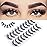FARRED Cat Eye Lashes False Eyelashes Natural Wispy Lashes Strips Fluffy Mink Eye Lash Fake Eyelash Natural Look 10 Pairs 9-15mm Fake Lashes Pack Volume Strip Lash Pestaas