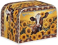 Vista 68 de Marbling Butterfly Print 2 Slice Toaster Dust Cover, Kitchen Small Appliance, Anti Dust and Fingerprint Bread Machine Cover