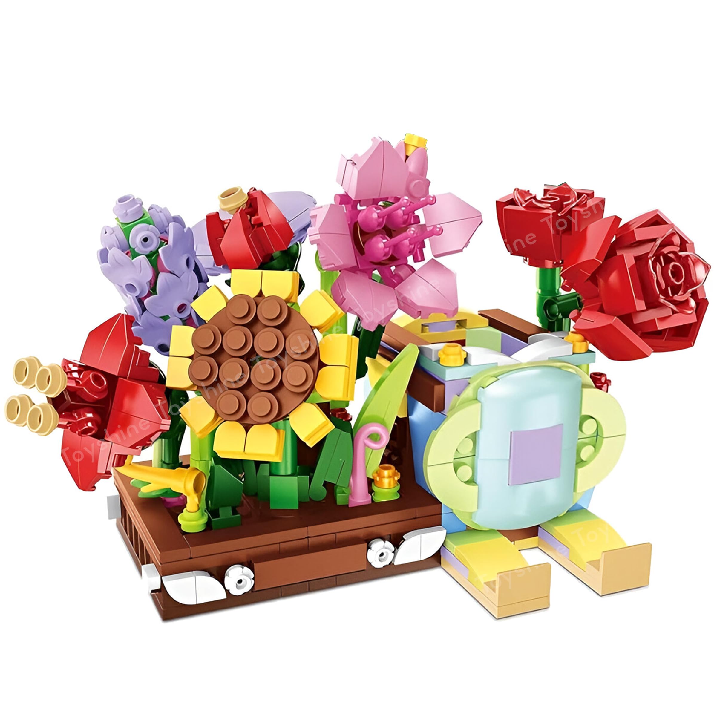 Toyshine Flower Building Blocks Toy kit, Artificial Flowers for Home, Mini Bricks Building Blocks Sets, DIY Decoration Home, Gift for Girls and Boys (752PCS) (B0DDPRYJHN) Amazon Price History, Amazon Price Tracker