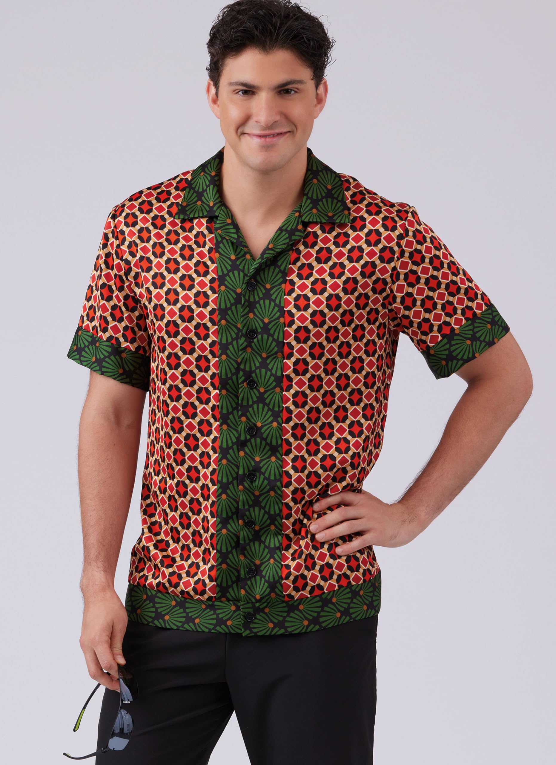 McCall’s Sewing Pattern M8459 Men’s Shirt, Multicoloured, AA (34-36-38-40-42) - Image 4