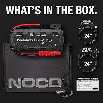 Amazon.com: NOCO Boost X GBX155: 4250A UltraSafe Jump