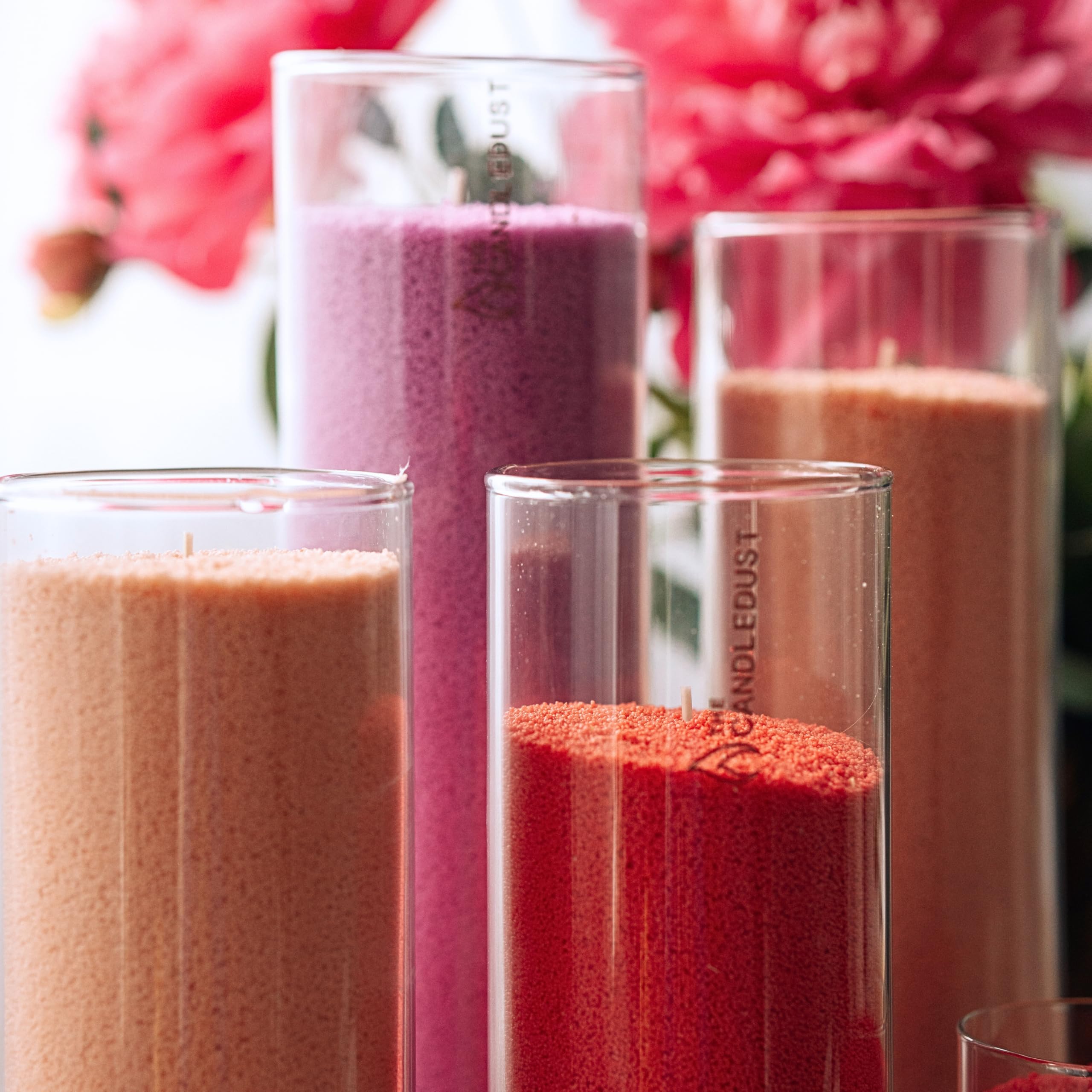 The Candledust 10KG Kerzensand mit Dochten, Nude Fabre | 2500 Stunden Brenndauer, Pflanzenwachs Für Selbstgemachte Kerzen Mit 100 Dochten | Duftneutral, Langanhaltende Brenndauer Für Hochzeiten & DIY
