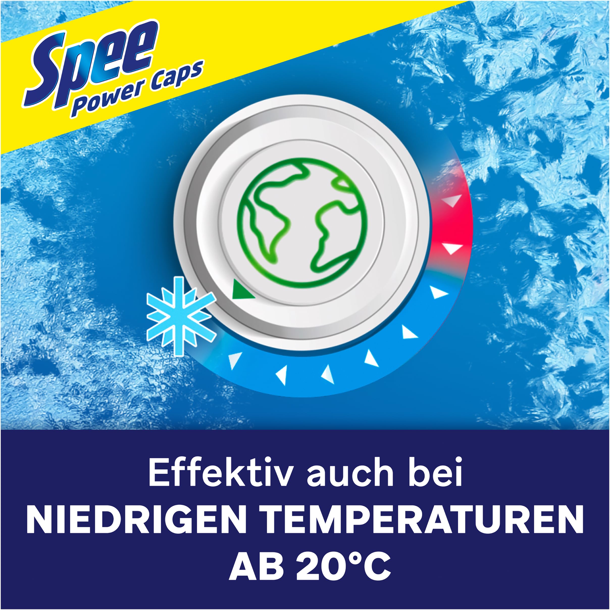 Spee Power Caps Color (120 Waschladungen), mit 4 in 1 Formel verleiht Reinheit, Strahlkraft & Frische, Waschmittel mit Extra Frische-Effekt, 20–60 °C