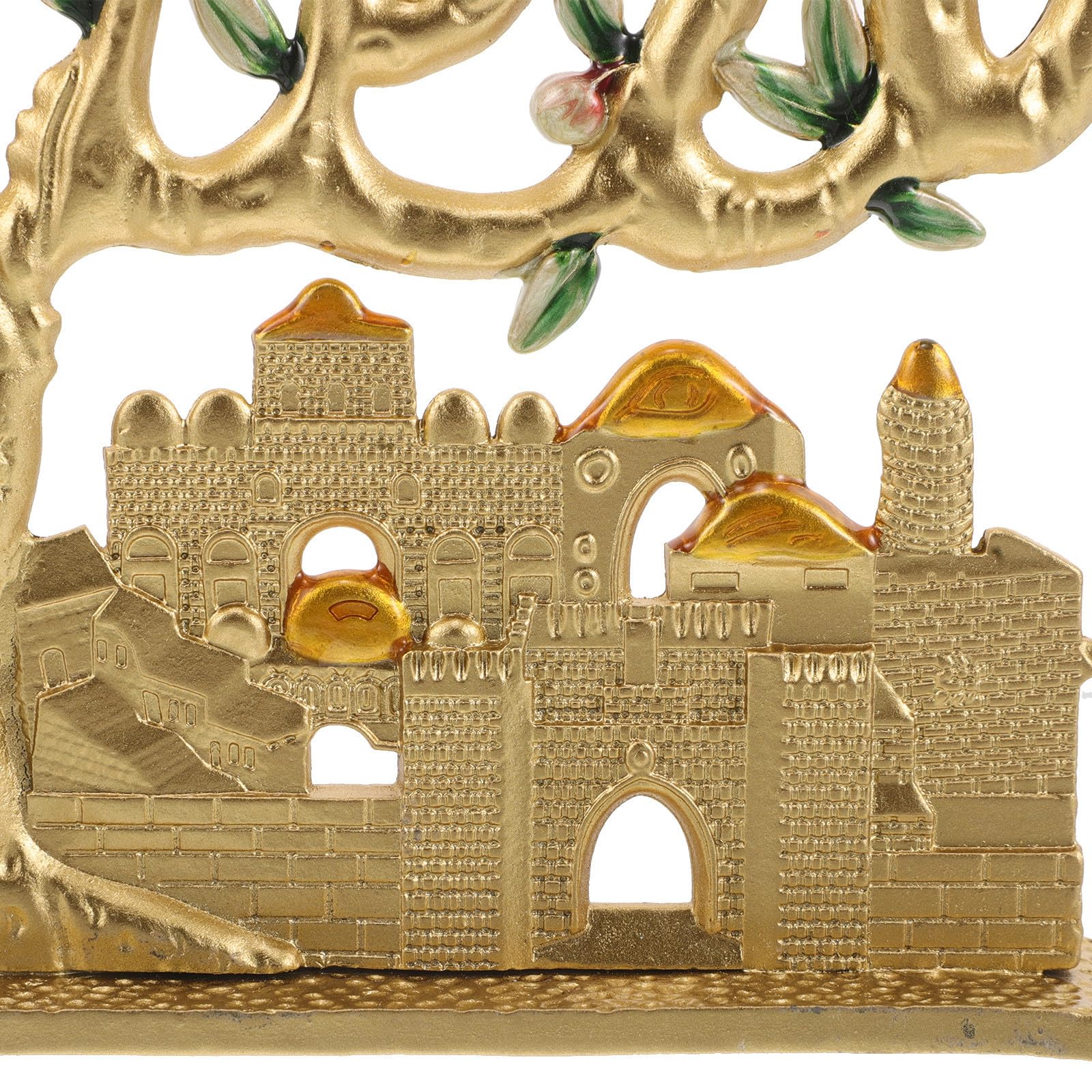 Lega di Alluminio Candelabro Oro Ebraico a Nove Bracci
