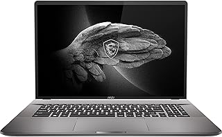 MSI Creator Z17 17" Professional Creator Laptop: Intel Core i9-12900H RTX 3080 32GB DDR5 2TB NVMe SSD, QHD+ 165hz Touch 100% DCI-P3, Thunderbolt 4 w/ PD Charging, Win 11 Pro: Lunar Gray A12UHST-048