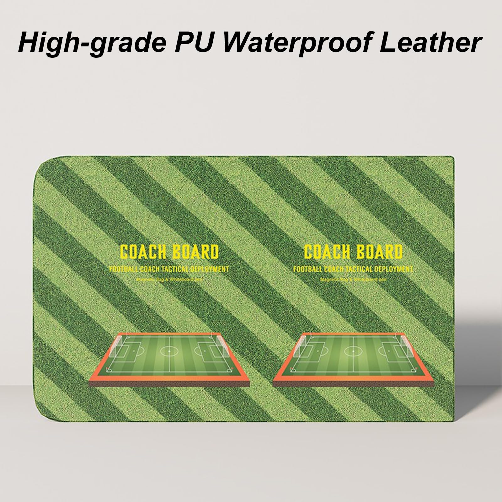 Coaches Lavagna Tattica Calcio Allenatore di Board, Cartella Tattica per Allenatore di Calcio con Lavagna Cancellabile a Secco, Pennarello e Borsa, Design Pieghevole