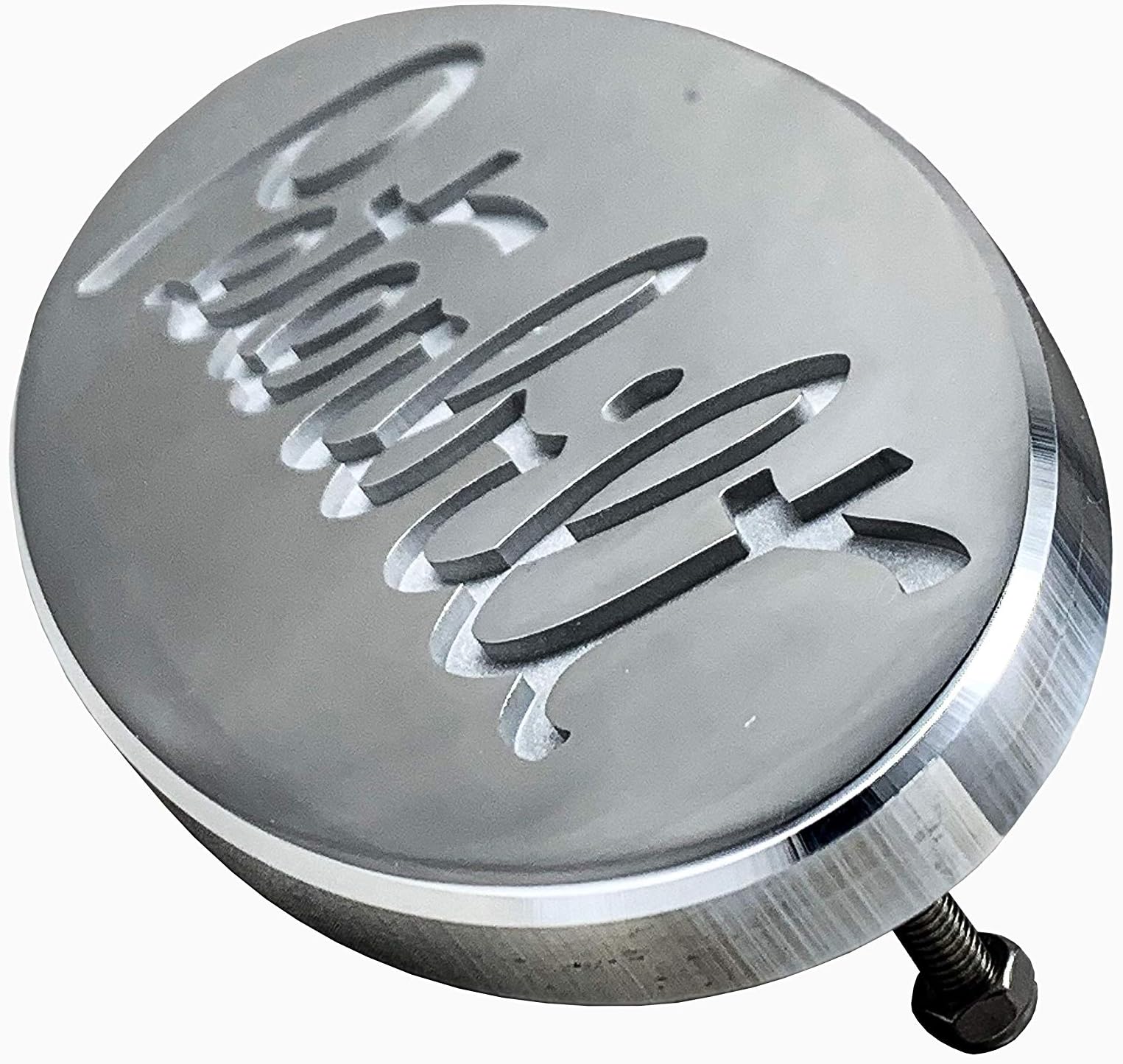 MADE in USA Peterbilt Logo Name Emblem Plate Custom CNC Aluminum 6061 accessory Grille Fender… (Sand Blasted Letters)