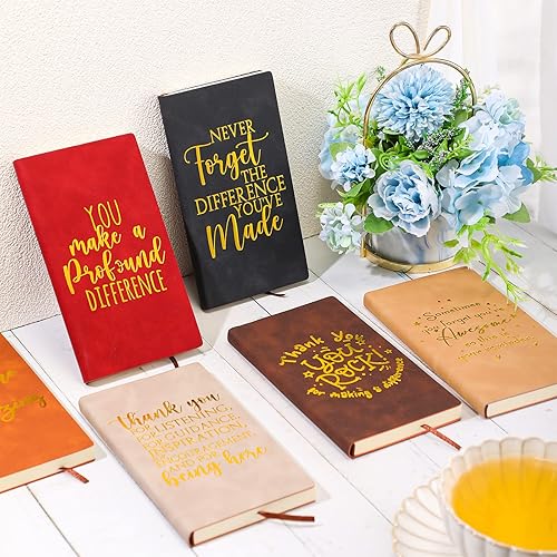 Miniatura 4 de Regalo de agradecimiento A6, cuaderno de cuero A6, regalo de regreso a clases, bloc de notas inspirador, bolsillo motivacional a granel, pequeños