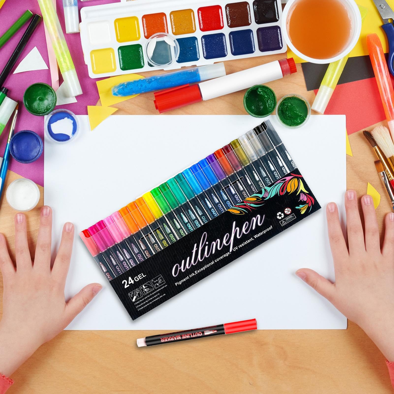 Kunst-Marker-Stifte – Permanente Farbstifte, Marker, lebendige