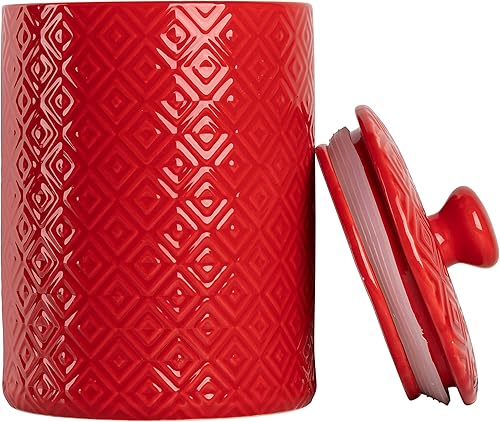 Miniatura 3 de Strawberry Street - Juego de 10 botes de cocina, Juego de 3 piezas, Rojo (Red Diamond)