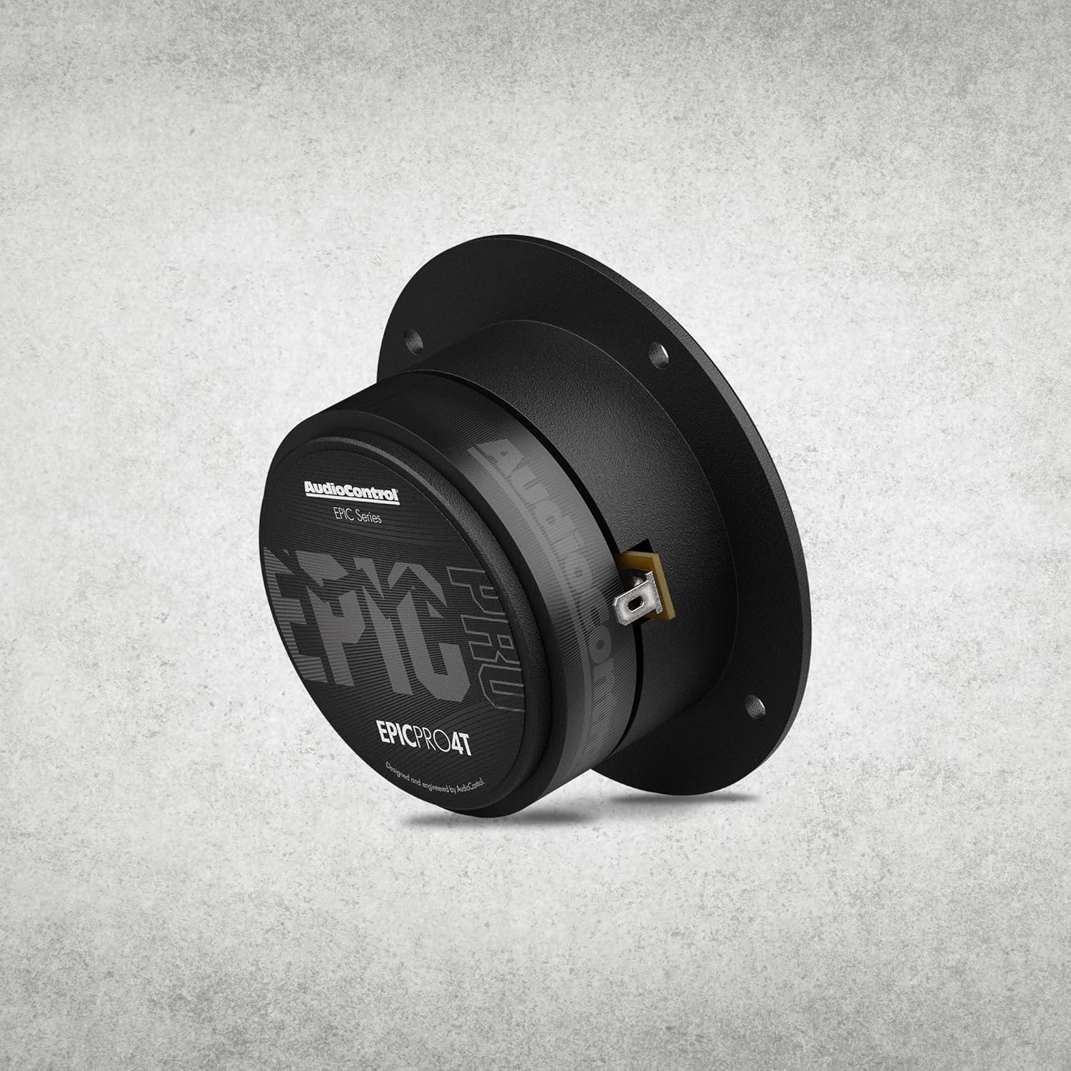 AudioControl EPICPRO4T Epic PRO 4” Compression Bullet Tweeter Car Speakers Set (Pair), 120W Max, 4 Ohms, Tweeter Crossover Included, Pro Audio High SPL Tweeters for Car Audio System