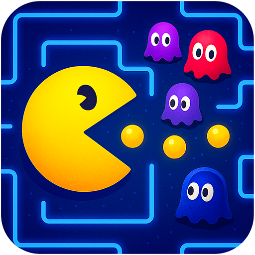 Pacman Klassiker: Labyrinth Spiel & Geisterjagd