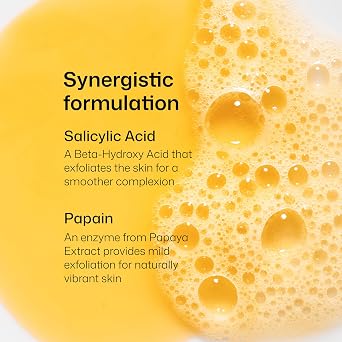 Revision Skincare Papaya Enzyme Cleanser, Energizing Facial Cleanser with Salicylic Acid, Soothing and Exfoliating