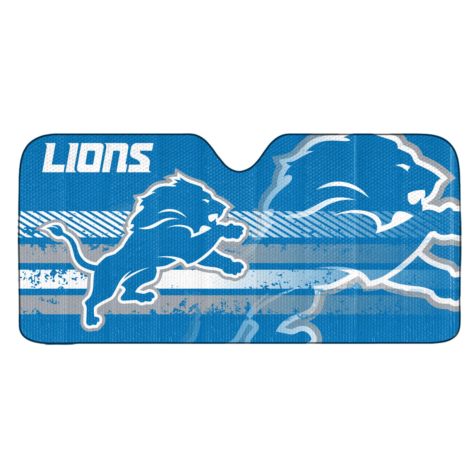 FANMATSNFL Detroit Lions Universal Auto Shade, Blue
