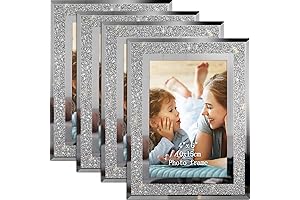 Glistening Rhinestone Picture Frames: Illuminate Your Memories with Sparkle