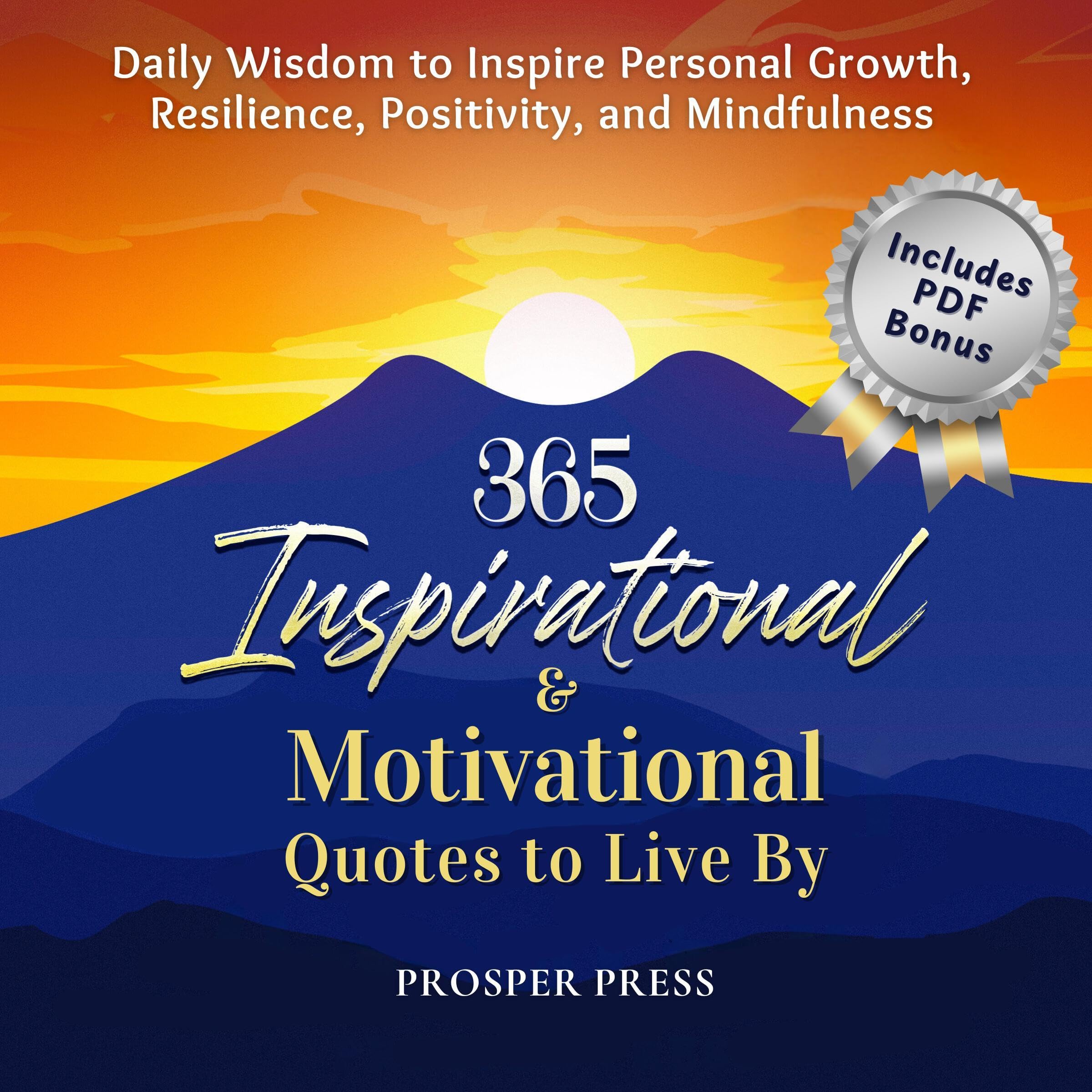 Cover art for 365 Inspirational & Motivational Quotes to Live By