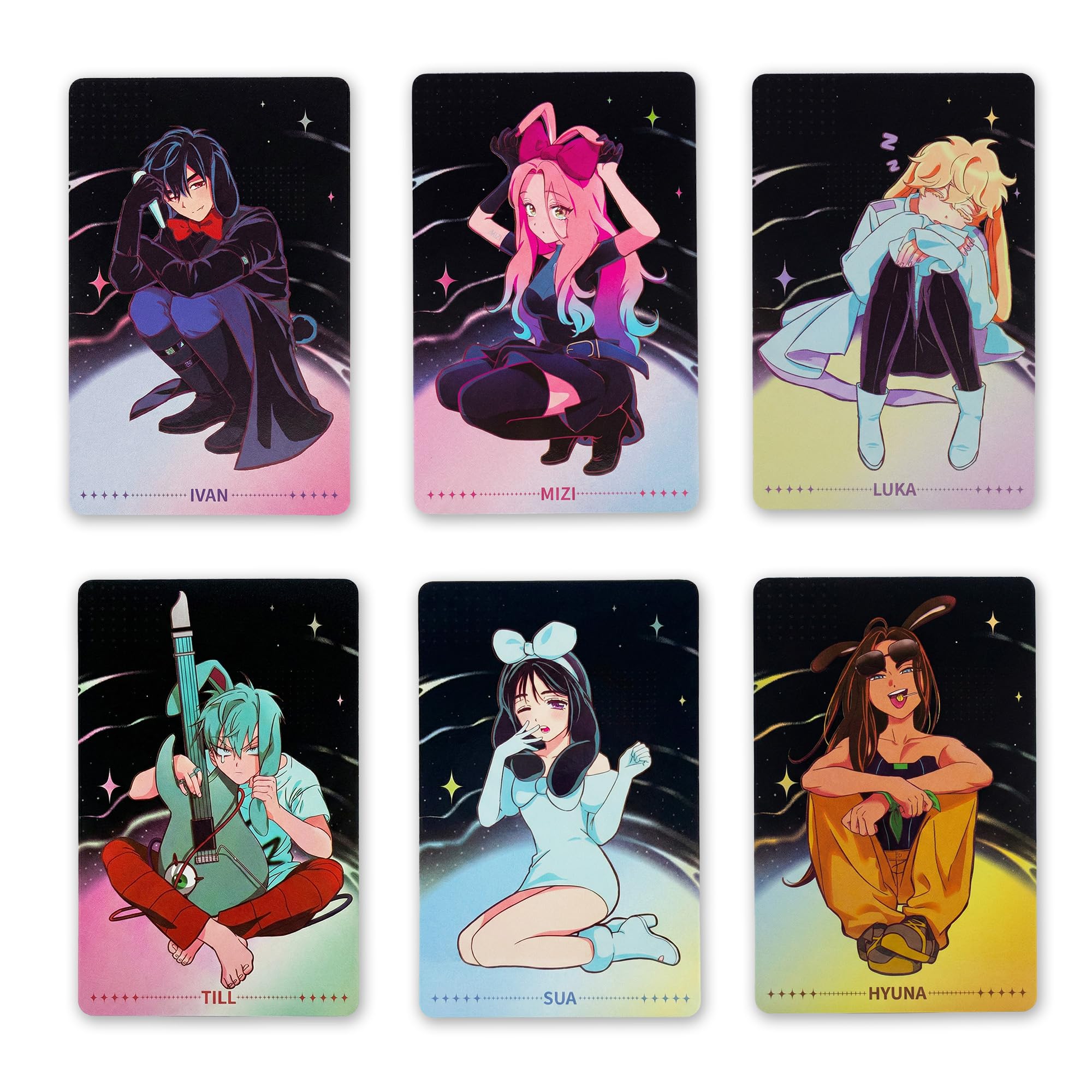Alien Stage Rabbit Series 6 Unique Collectible Cards, Officially Licensed Anime ALNST Merch for Fans and Collectors