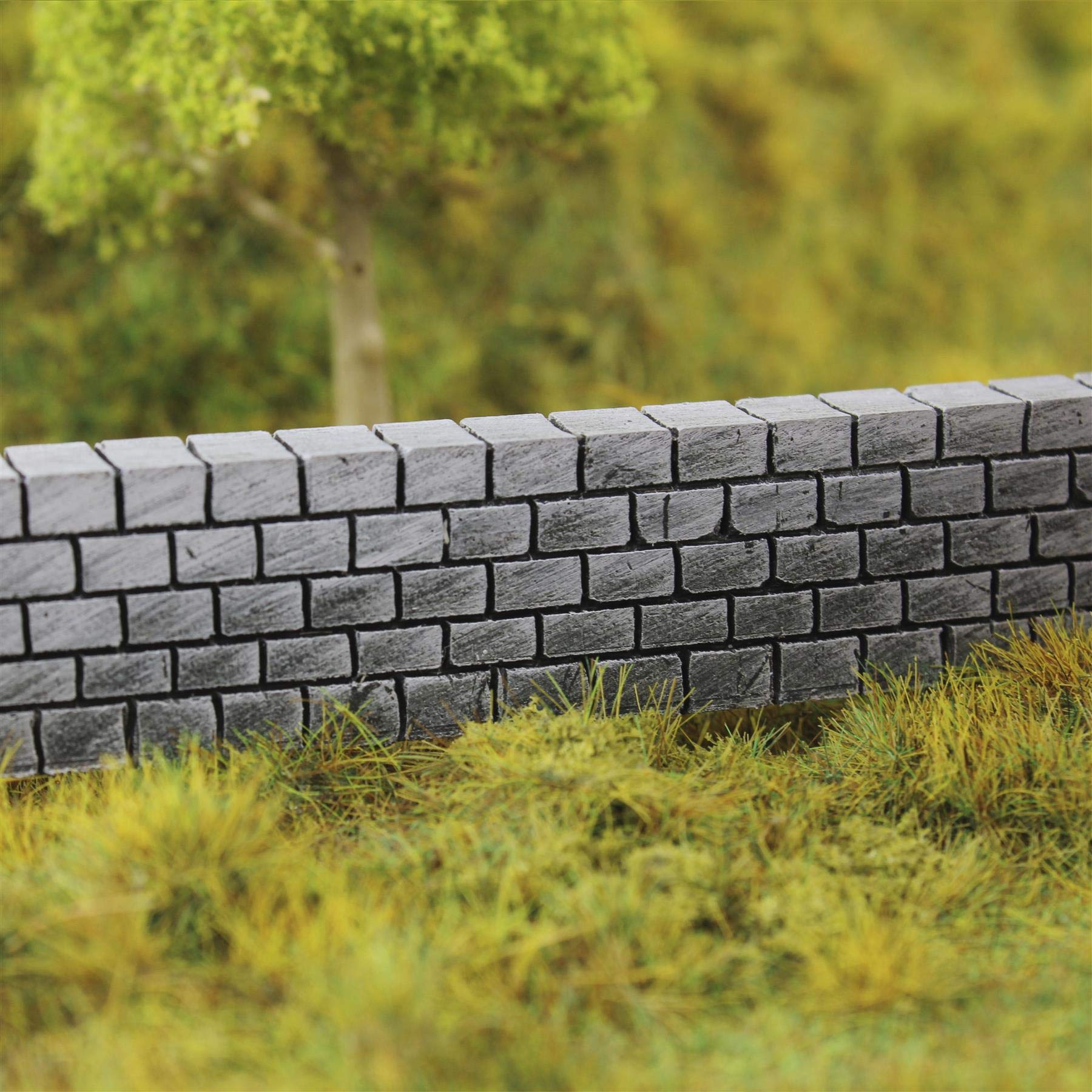 War World Gaming Betonmauer Unbemalt x 30-20 - 28 mm Tabletop Gelände Modell Miniaturen Diorama Modellbau Miniatur Zaun Mauer Landschaftsbau Landschaft Geländbau