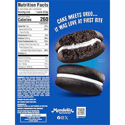 Miniatura 3 de OREO Cakesters Soft Snack Cakes, 12 paquetes de 5 unidades (60 paquetes de bocadillos en total)