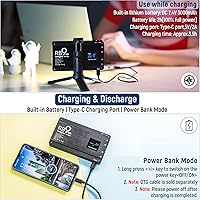 Vista 3 de Weeylite RB9 RGB Camera Video Light, App Control 12W LED On Camera Light with Tripod, 2500-8500K 360° Full Color CRI 95+ RGB Video Light Panel for