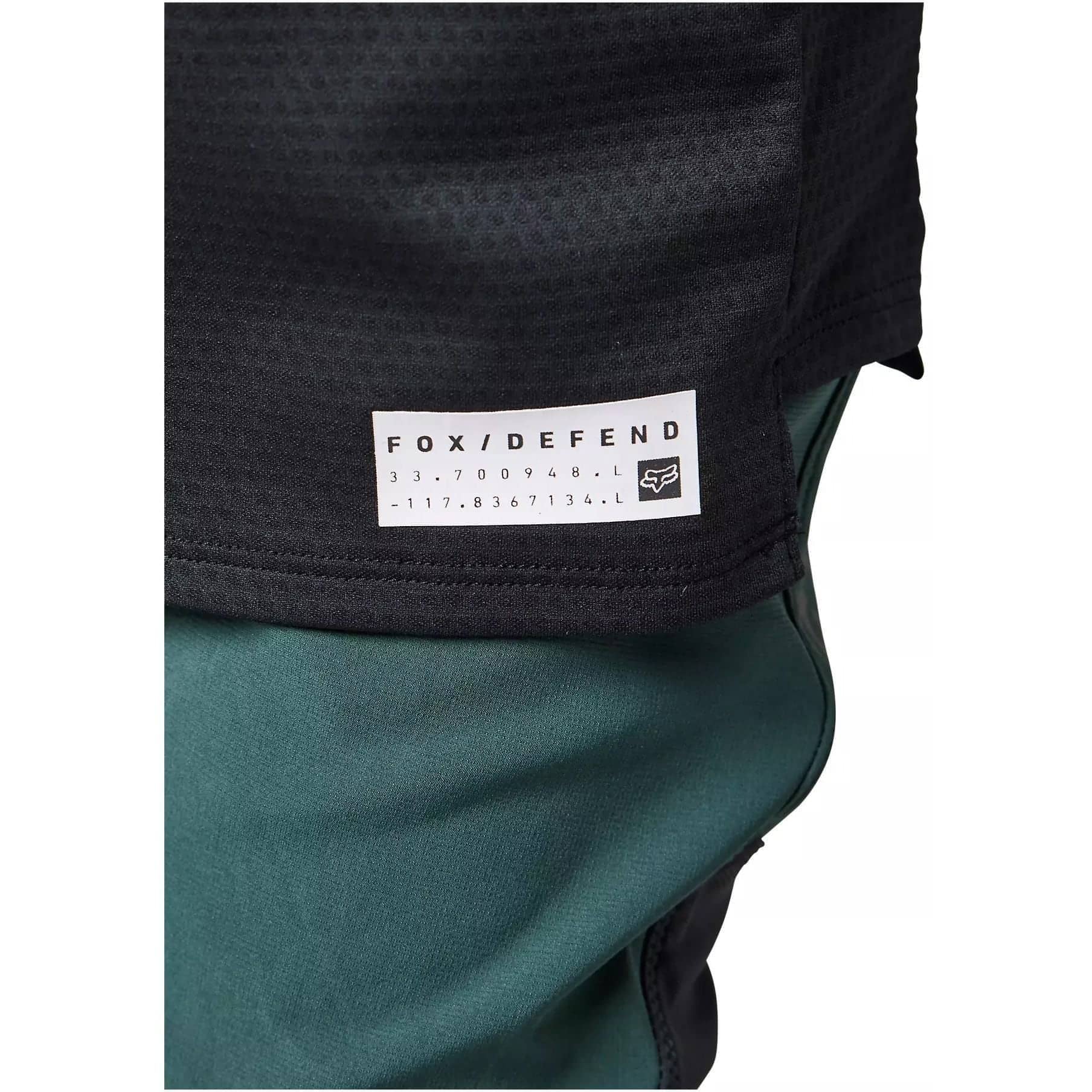Fox Racing CAMISETA TÉCNICA JUVENIL DE MANGA LARGA DEFEND, Negro, YM