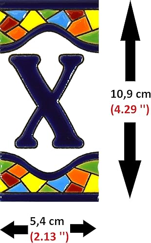 Miniatura 2 de Letras de casa 4.0in. Pintadas a mano para letreros, direcciones y nombres. Números de dirección para casas. Números de dirección y letras de la