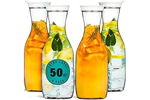 DecorRack Unbreakable Polycarbonate Plastic Water Carafes