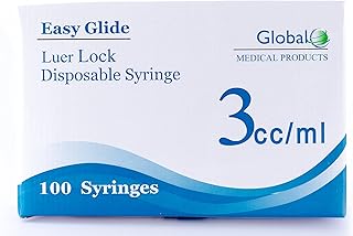 Best 3cc Luer Lock Syringe (No Needle), Box of 100 Review 