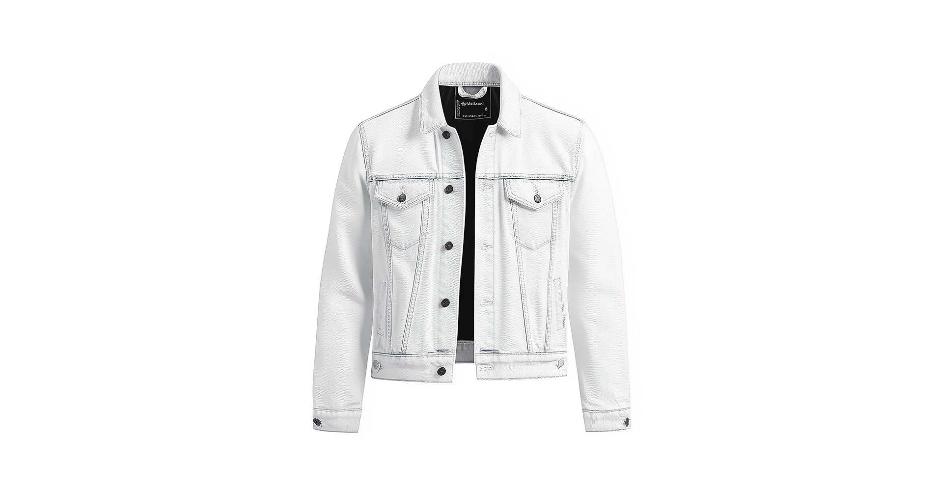 ジャケット・アウター ADERERROR TRUCKER JACKET 1601 / WHITE Ader Error denim jacket Apparel-Top white color